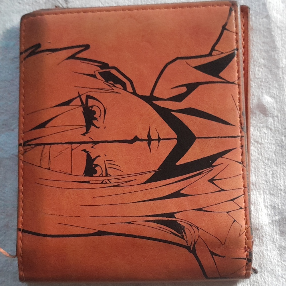 Anime Character Orange Wallet